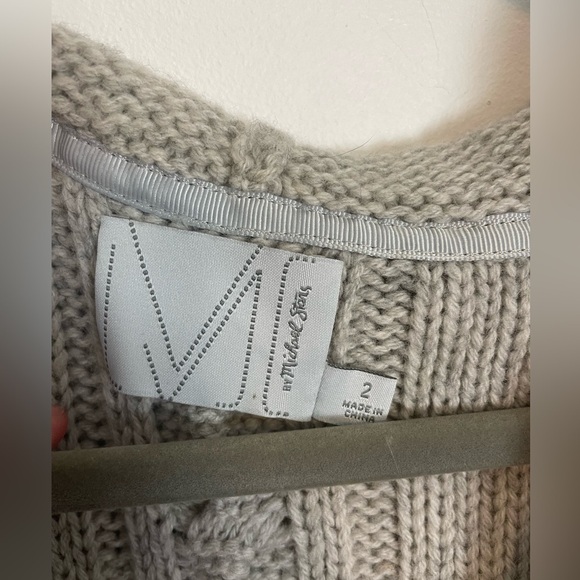 Michael Stars Oversized Hooded Sweater 2 - Picture 4 of 6